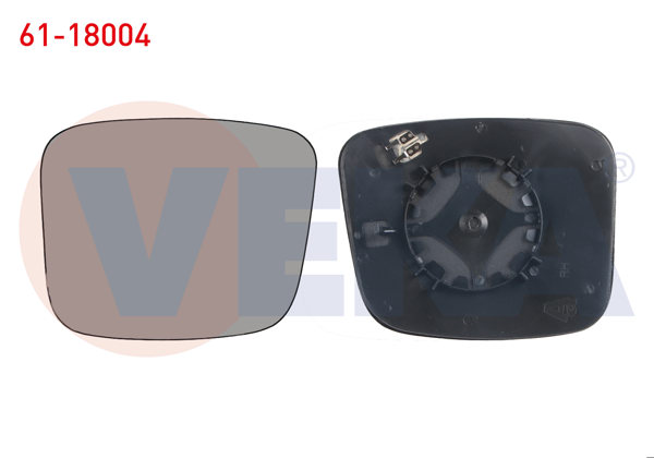 VEKA 61-18004 | Ayna Camı Sağ Isıtmalı Fiat Fiorino / Peugeot Bipper / Citroen Nemo