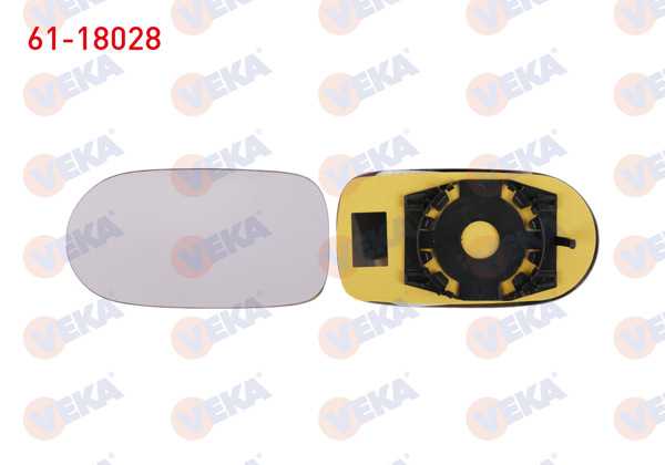 VEKA 61-18028 | Ayna Camı Sol-Sağ Mekanik Fiat Palio, Albea 2002-2010