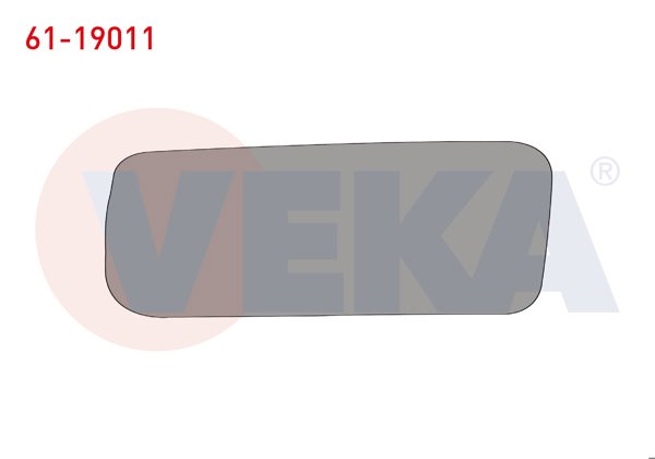 VEKA 61-19011 | Ayna Camı Sol Mekanik Alt Ford Transit Connect 2002-2009