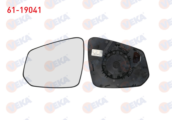 VEKA 61-19041 | Ayna Camı Sol Çift Acılı Isıtmalı Ford Tourneo (V769) 2024 -