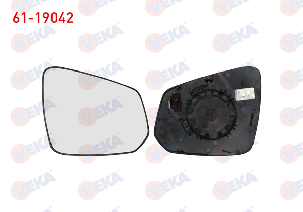 VEKA 61-19042 | Ayna Camı Sağ Çift Acılı Isıtmalı Ford Tourneo (V769) 2024 -