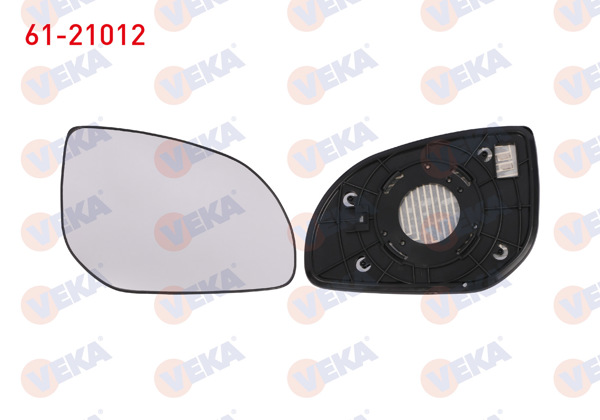 VEKA 61-21012 | Ayna Camı Sağ Isıtmalı Hyundai i20 2008-2015