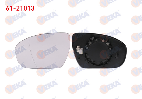VEKA 61-21013 | Ayna Camı Sol Isıtmalı Hyundai i20 2015-2018