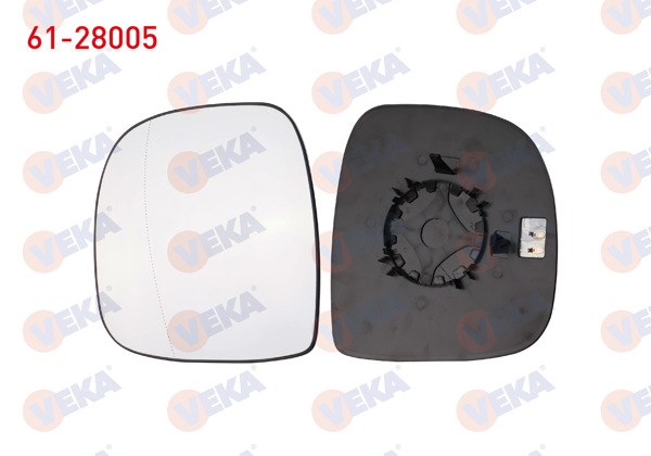 VEKA 61-28005 | Ayna Camı Sol Mercedes Vito (W639) 2003 -