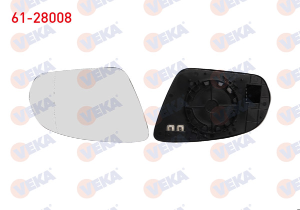 VEKA 61-28008 | Ayna Camı Sağ Isıtmalı Asferık Mercedes C Serisi (W205) / S Serisi (W222) / E Serisi (W213) / Glc (W253)