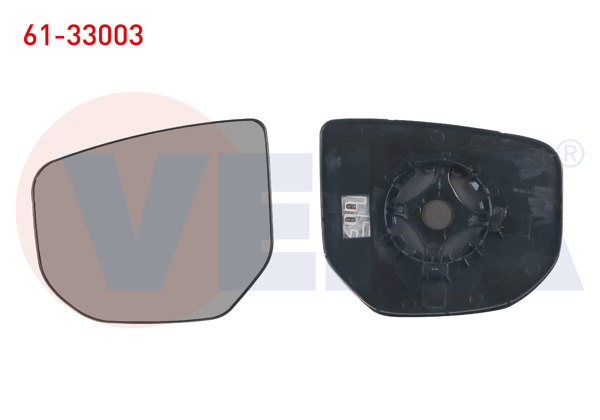 VEKA 61-33003 | Ayna Camı Sol Isıtmalı Peugeot Partner Tepee 2008-2012 / Citroen Berlingo 2008-2012