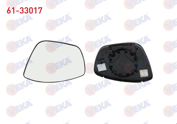 VEKA 61-33017 | Ayna Camı Sol Elektrikli Isıtmalı Peugeot 2008 2019-/ Peugeot 2008 II 2019-/ Opel Corsa F 2019 -