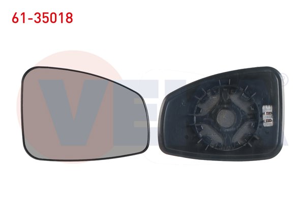 VEKA 61-35018 | Ayna Camı Sağ Isıtmalı Renault Fluence / Megane III / Laguna