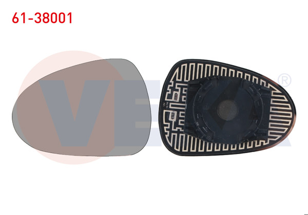 VEKA 61-38001 | Ayna Camı Sol Isıtmalı Seat Leon (1P1) 2005-2012