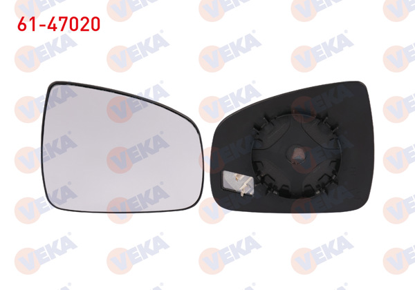 VEKA 61-47020 | Ayna Camı Sağ Isıtmalı Dacia Sandero 2008 -