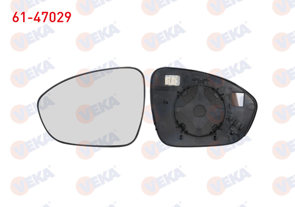 VEKA 61-47029 | Ayna Camı Sol Isıtmalı Dacia Sandero III 20-/ Jogger 23-/ Renault Taılant 21 -