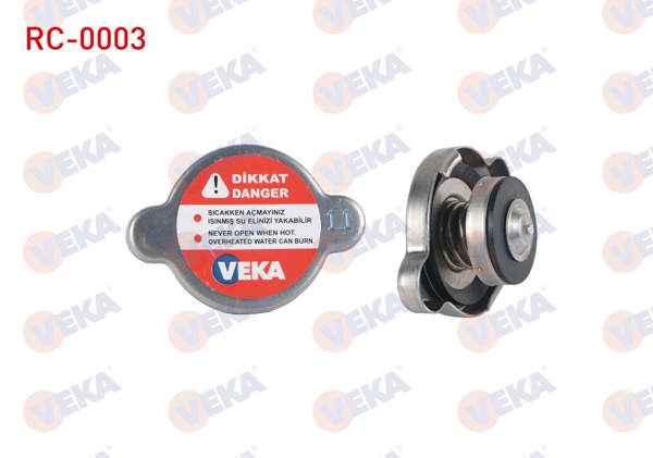 VEKA RC-0003 | Radyatör Kapağı Universal Büyük 1.1 Bar Cap 45.5mm | 10 Adet