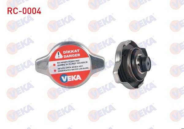 VEKA RC-0004 | Radyatör Kapağı Universal Küçük 1.1 Bar Cap 43.5mm | 10 Adet