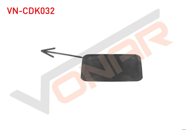 VONAR VN-CDK032 | Arka Tampon Çeki Demir Kapağı Peugeot 3008 | 2 Adet