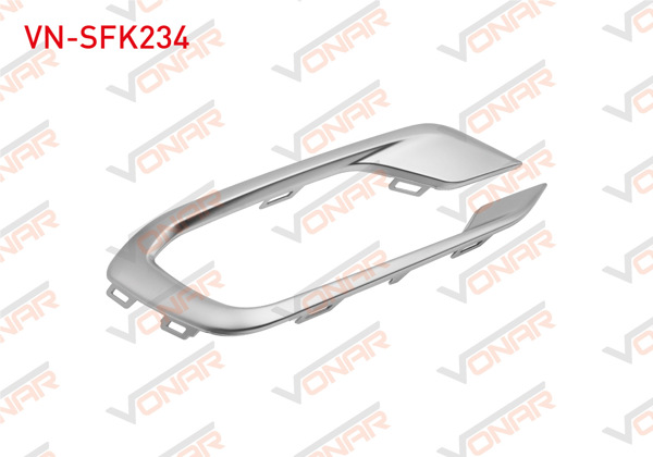 VONAR VN-SFK234 | Sis Far Çerçevesi Sol Saten Krom Egea 2020 -