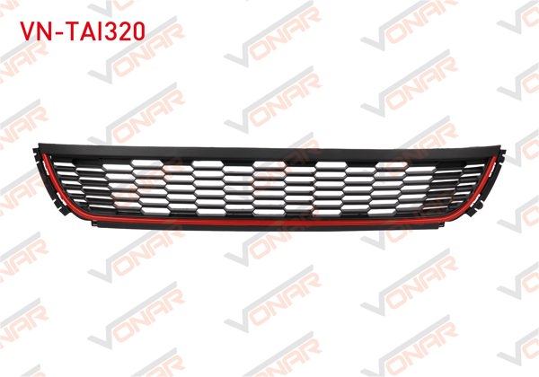 VONAR VN-TAI320 | Ön Tampon Orta Izgara (Kırmızı Nikelajlı) Polo 2010-2015