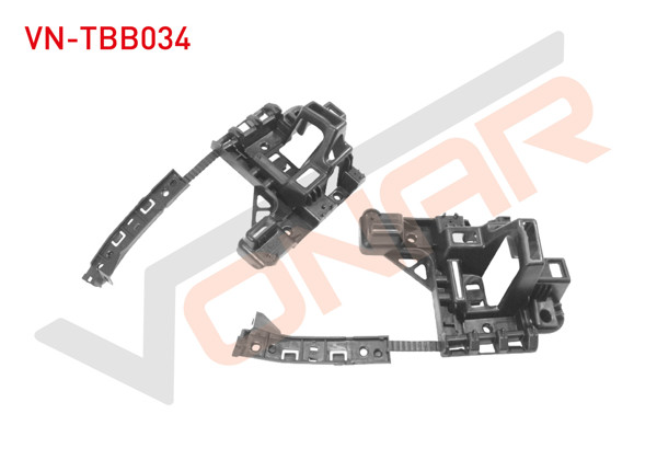 VONAR VN-TBB034 | Arka Tampon Bağlantı Ayağı Braketı Takım Partner Tepee / Berlingo Tepee