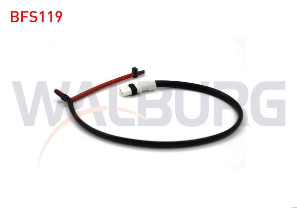 WALBURG BFS119 | Balata İkaz Kablosu Sol-Sağ On-Arka 505mm Porsche 911 3.4 Carrera 4-3.6 Carrera S-4S 1997-2005 / Arka Porsche 911 3.8 Carrera S-4S 2004-2008 / On Porsche Boxster 2.5 1996-2004