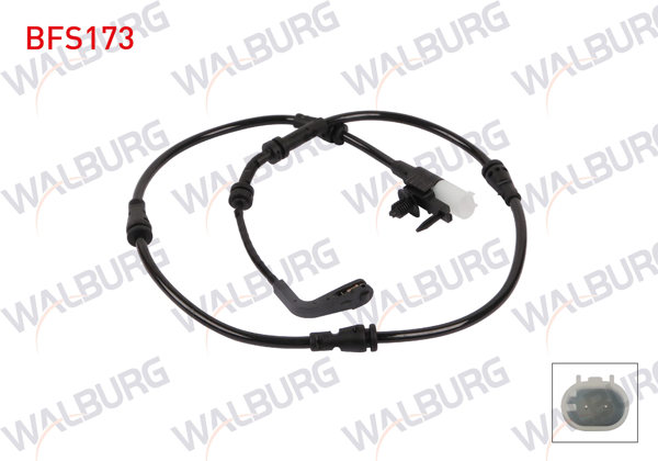 WALBURG BFS173 | Balata İkaz Kablosu Sol-Sağ Arka 840mm Land Rover Discovery Sport 2019-/ R.Rover Evoque 2018-/ Jaguar E-Pace 2017 -