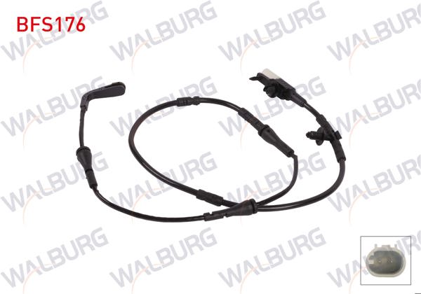 WALBURG BFS176 | Balata İkaz Kablosu Arka Sol-Sağ 936mm Jaguar Xe (X760) 2015 -