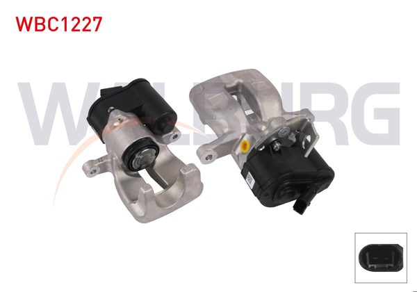 WALBURG WBC1227 | Fren Kaliper Elektronık Sağ Arka Piston 38mm Disk 282mm VW Passat 2005-2010 / Tiguan 2007-2016 / Audi Q3 2011 - | 1 Adet