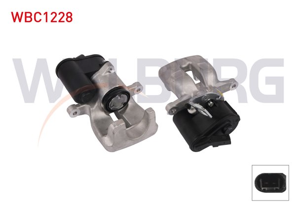 WALBURG WBC1228 | Fren Kaliper Elektronık Sol Arka Piston 38mm Disk 282mm VW Passat 2005-2012 | 1 Adet