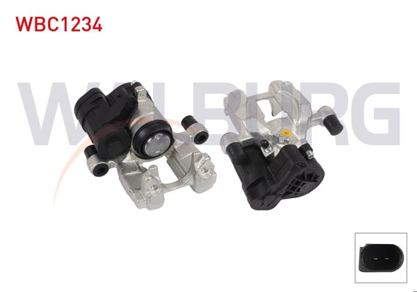 WALBURG WBC1234 | Fren Kaliper Elektronık Sol Arka Piston 38mm Disk 300mm Audi A3 2012-/ A3 Cabrıo 2016-/ A3 Sportback 2012-/ Golf VII 2012 - | 1 Adet
