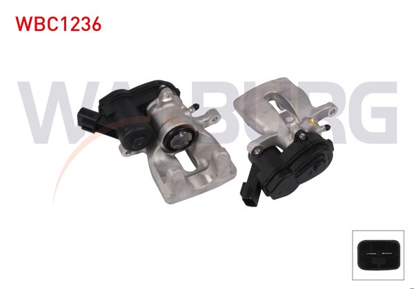 WALBURG WBC1236 | Fren Kaliper Elektronık Sol Arka Piston 34mm Disk 274mm Renault Captur II 2020-/ Clio V 2019-/ Fluence 2010-/ Megane III 2008-2015 / Megane IV Hb 2015-/ Scenic III 2009 - | 1 Adet