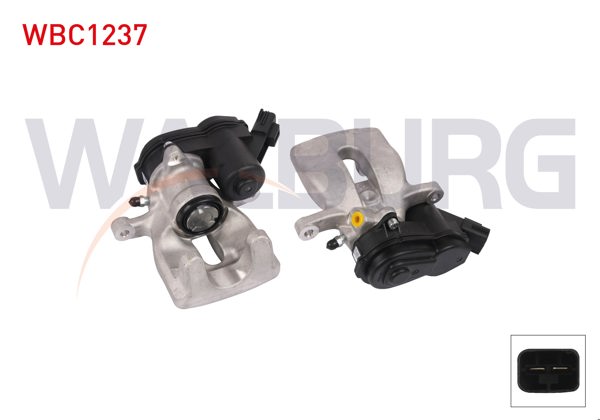 WALBURG WBC1237 | Fren Kaliper Elektronık Sağ Arka Piston 34mm Disk 274mm Renault Captur II 2020-/ Clio V 2019-/ Fluence 2010-/ Megane III 2008-2015 / Megane IV Hb 2015-/ Scenic III 2009 - | 1 Adet