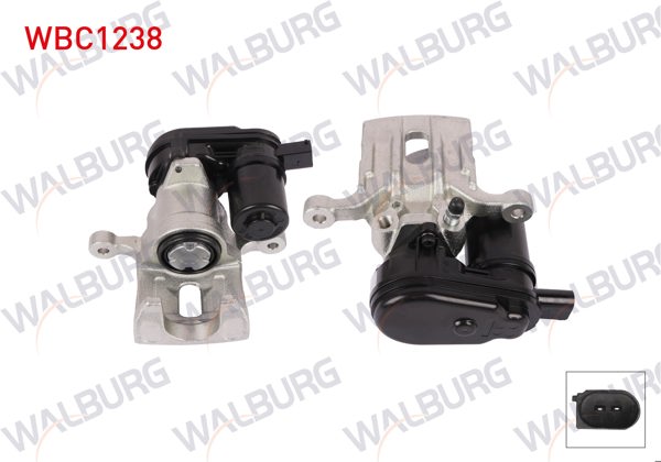 WALBURG WBC1238 | Fren Kaliper Elektronık Sol Arka Piston 34mm Disk 284mm Hyundai i30 2011-2015 / i30 2015-/ Kia Pro Ceed 2013-/ Ceed 2012 - | 1 Adet