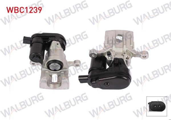 WALBURG WBC1239 | Fren Kaliper Elektronık Sağ Arka Piston 34mm Disk 284mm Hyundai i30 2011-2015 / i30 2015-/ Kia Pro Ceed 2013-/ Ceed 2012 - | 1 Adet