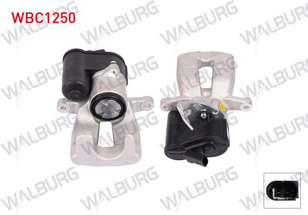 WALBURG WBC1250 | Fren Kaliper Elektronık Sol Arka Piston 41mm Disk 310mm VW CC 2011-2016 / Passat 2010-2015 | 1 Adet
