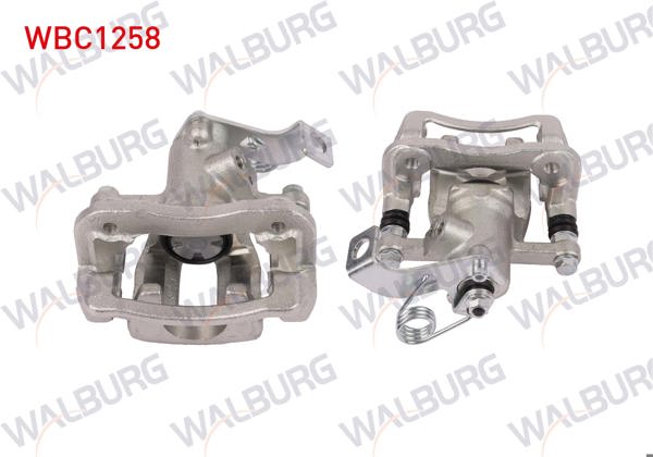 WALBURG WBC1258 | Fren Kaliper (Braketlı) Sol Arka Piston 34mm Hyundai Accent Blue 2012-2017