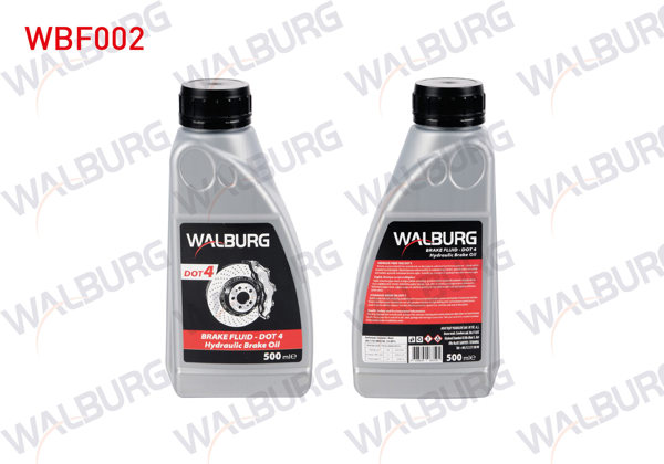 WALBURG WBF002 | Fren Hidrolik Yagı Dot 4 500 Ml | 20 Adet