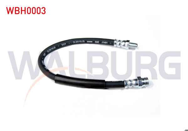 WALBURG WBH0003 | Fren Hortumu Ön Sol-Sağ 330mm Uzun Tip M.131-Dks Ym 1996-| 2 Adet