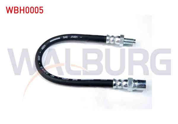 WALBURG WBH0005 | Fren Hortumu Arka Sol-Sağ 280mm Eskı Model Fiat 131 1979-1993 | 2 Adet