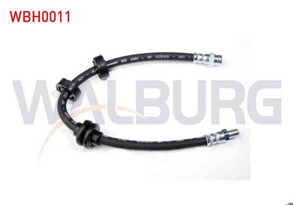 WALBURG WBH0011 | Fren Hortumu Ön Sol-Sağ 410mm Alfa Romeo Gtv (916C) / Fiat Marea (185) 1996-2007 / Bravo II (198) 2007-/ Stilo (192) 2001-2010 / Lancıa Delta III 2008-| 2 Adet