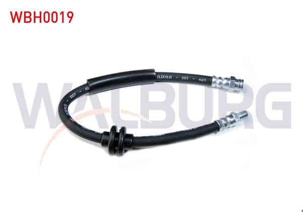 WALBURG WBH0019 | Fren Hortumu Ön Sol-Sağ 400mm Audi A1 (8X1) 2010-/ Fiat Fiorino (225) 2007-/ Citroen Nemo 2007-/ Opel Corsa D 2006-2014 / Peugeot Bipper (Aa) 2008-/ Volkswagen Polo (6R,6C) 2009-| 2 Adet
