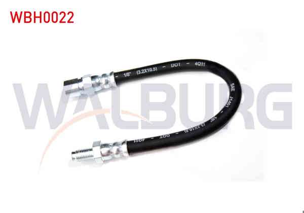 WALBURG WBH0022 | Fren Hortumu Arka Sol-Sağ 250mm Uzun Fiat 124 1966-1985 / Fiat 131 1979-1993 / Lada Vega (2110-2111) 2000-/ Lada Nıva 1994-/ Panda (141A_) 1980-2004 | 2 Adet