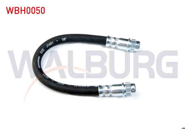 WALBURG WBH0050 | Fren Hortumu Arka Sol-Sağ ABS'li 220mm Kısa Renault Clio I (B / C57,5 / 357) 1990-1998 / Renault R19 1988-2000 / Renault R21 (B48,L48) Concorde 1986-1993 / Renault R21 (B48,L48) Manager 1986-1993 | 2 Adet