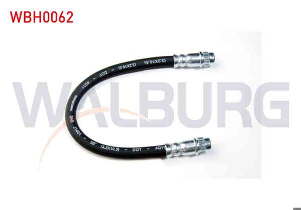 WALBURG WBH0062 | Fren Hortumu Arka Sol-Sağ 250mm Citroen Berlingo (Mf) 1996-2008 / Peugeot Partner (5,5F) 1996-2008 / Citroen Xsara Picasso (N68) 1999-| 2 Adet