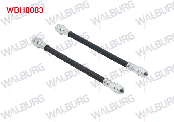 WALBURG WBH0083 | Fren Hortumu Arka Sol-Sağ 190mm Citroen C2 (Jm) 2003-2009 / Citroen C3 (Fc) 2002-2009 / Citroen C4 (B7) 2009-/ Citroen C4 (Lc) 2004-2009 / Peugeot 307 (3A / C) 2000-2007 / Peugeot 308 (4A,4C) 2007-2013 | 2 Adet