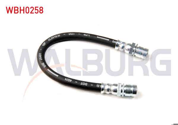 WALBURG WBH0258 | Fren Hortumu Arka Sol-Sağ 250mm Daihatsu Applause (A101, A111) 1989-1997 / Daihatsu Applause II 1997-/ Daihatsu Charade III (G102) 1987-1993 | 2 Adet