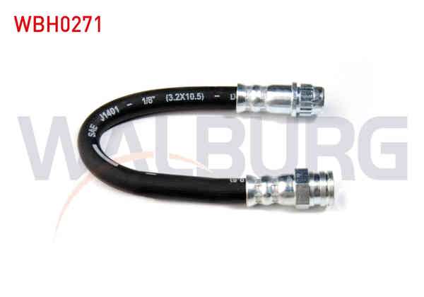 WALBURG WBH0271 | Fren Hortumu Arka Sol-Sağ 190mm Citroen Berlingo 2008-/ Peugeot Partner 2008-/ Citroen C4 Grand Picasso (Ua) 2006-/ Citroen C4 Picasso (Ud) 2006-2013 | 2 Adet