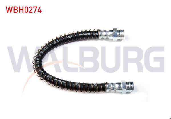 WALBURG WBH0274 | Fren Hortumu Arka Sol-Sağ 250mm Citroen C15 (Vd-_) 1984-2005 / Peugeot 205 1983-1998 / Peugeot 205 II (20A / C) 1987-1998 | 2 Adet