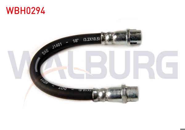 WALBURG WBH0294 | Fren Hortumu Arka Sol-Sağ 180mm Audi A4 (8D2,B5) 1994-2001 / Skoda Superb (3U4) 2002-2010 / Volkswagen Passat (3B2) 1996-2000 | 2 Adet
