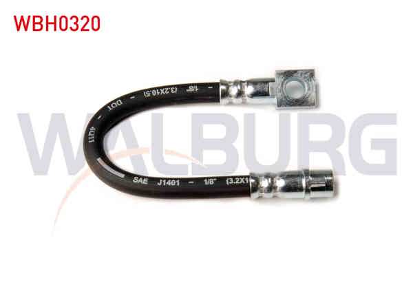 WALBURG WBH0320 | Fren Hortumu Arka Sol-Sağ 180mm Dısklı Fren İçin Opel Astra G (F69) 1998-2005 / Opel Zafira A 1999-2005 | 2 Adet