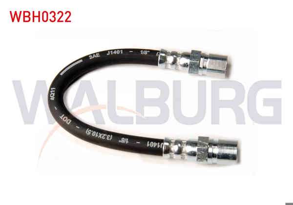WALBURG WBH0322 | Fren Hortumu Arka Sol-Sağ 190mm Opel Vectra A 1988-1995 / Opel Vectra B 1995-2003 / Opel Astra F 1991-1998 / Opel Calıbra A (85_) 1990-1997 / Opel Corsa A 1983-1993 / Opel Corsa B 1993-2000 | 2 Adet