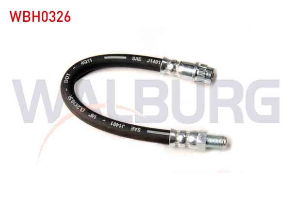 WALBURG WBH0326 | Fren Hortumu Arka Sol-Sağ 210mm Opel Corsa C 2000-2006 / Opel Tigra B 2004-| 2 Adet