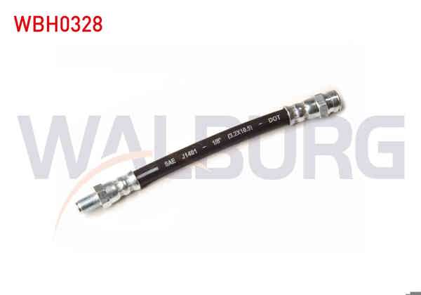 WALBURG WBH0328 | Fren Hortumu Arka Sol-Sağ 140mm Alfa Romeo Mıto (955) 2008-/ Fren İçin Fiat 500L 2012-/ Fiat Grande Punto (199) 2005-2012 / Opel Adam 2013-/ Opel Corsa D 2006-2014 / Opel Corsa E 2014-| 2 Adet